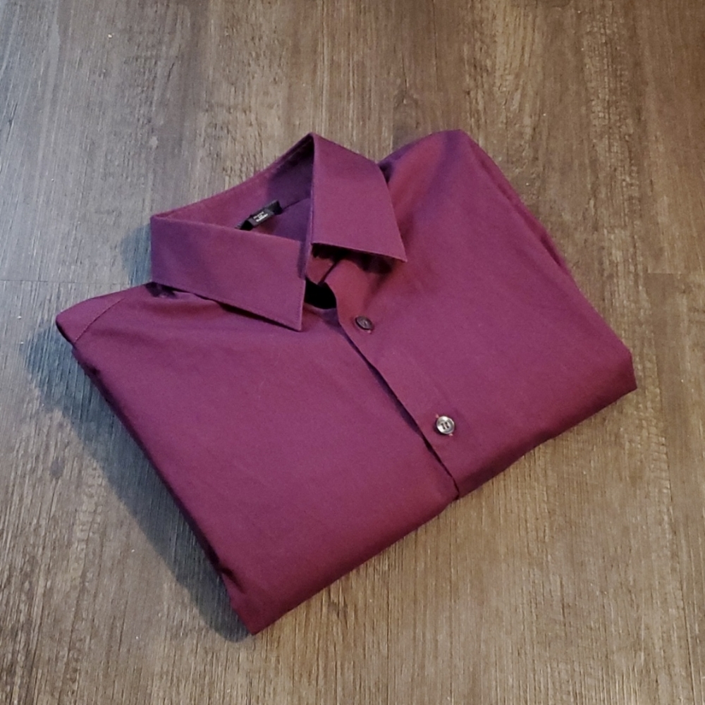 JustCavalli Mens Dress Shirt Size 39 100% Cotton